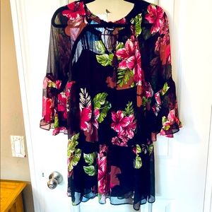 Floral Babydoll Dress /Tunic